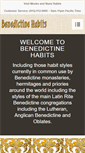Mobile Screenshot of benedictinehabits.com